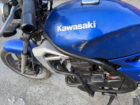 2000 Kawasaki ER-5, синий, 190000 рублей, вид 3