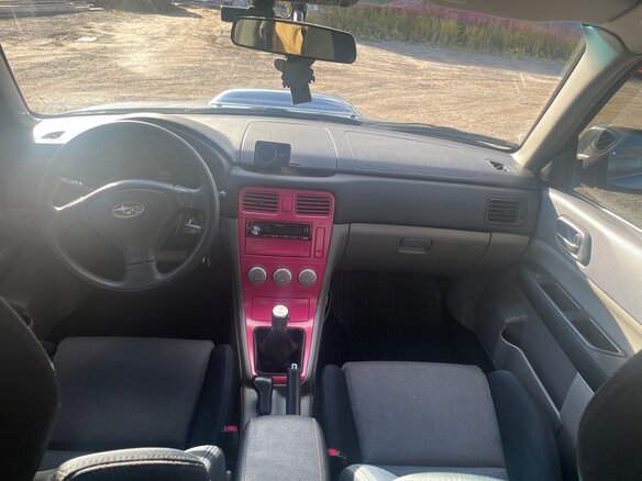 2007 Subaru Forester II Рестайлинг, синий, 1350000 рублей - вид 5