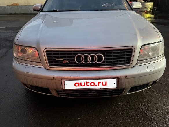2000 Audi S8 I (D2) Рестайлинг, белый, 1500000 рублей - вид 2