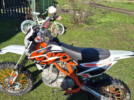 2024 Kayo Basic TT125EM, оранжевый, 60000 рублей, вид 3