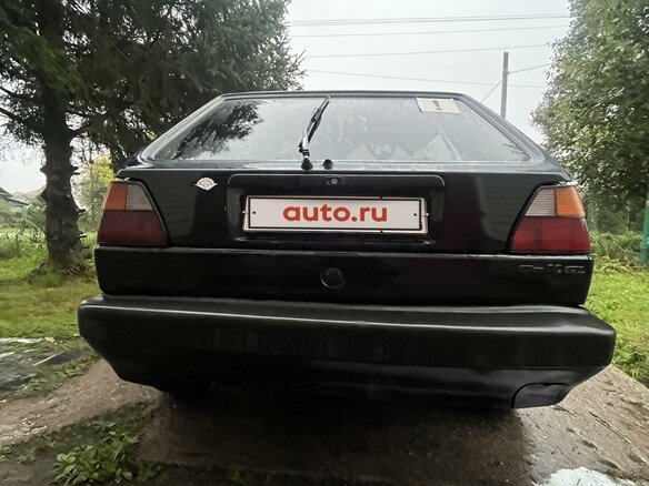 1990 Volkswagen Golf II, синий - вид 3