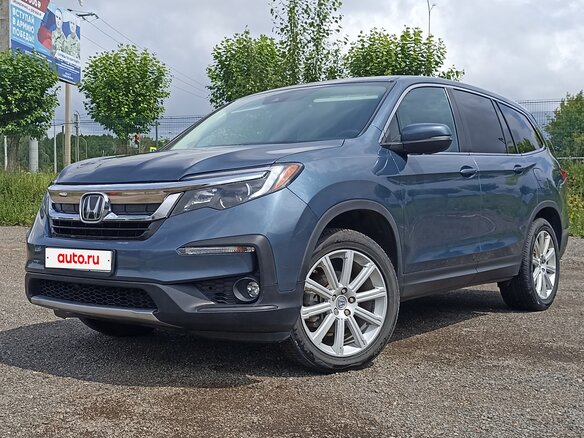 2021 Honda Pilot 9AT III Рестайлинг, зелёный, 3900000 рублей - вид 1
