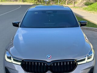 2021 BMW 6 серии Gran Turismo 640d xDrive IV (G32) Рестайлинг, серый, 5300000 рублей, вид 4