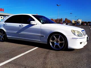 2001 Mercedes-Benz S-Класс 500 Long IV (W220), белый, 5000000 рублей, вид 5