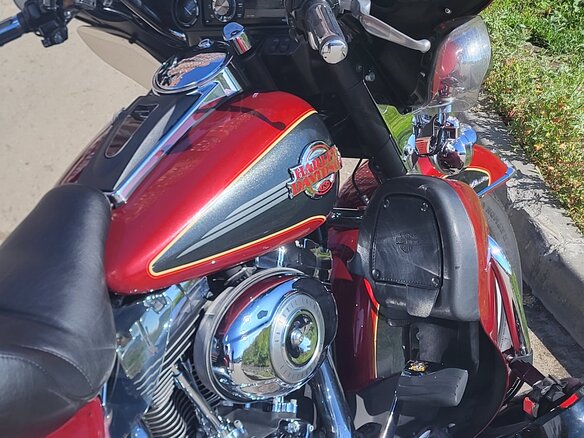 2007 Harley-Davidson Electra Glide, красный, 795000 рублей - вид 8