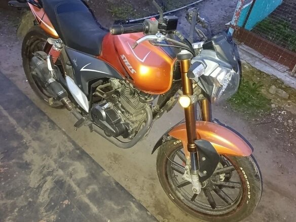2016 Stels Flame 200, оранжевый, 107000 рублей