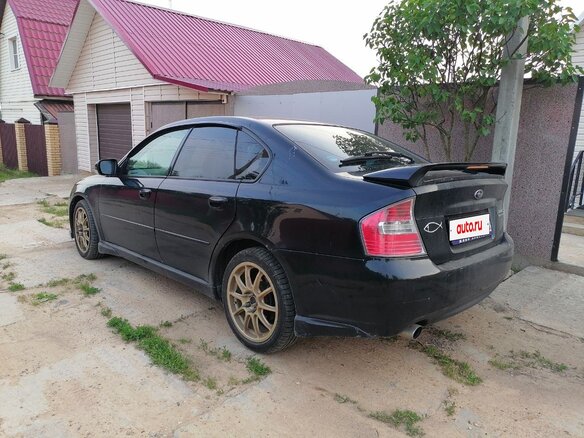 2005 Subaru Legacy IV, чёрный, 800000 рублей - вид 9