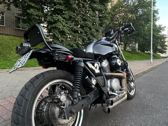 1996 Honda VRX 400, чёрный, 377774 рублей