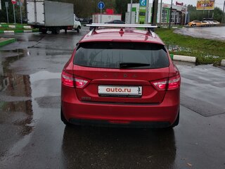 2019 Lada (ВАЗ) Vesta SW I, красный, 980000 рублей, вид 4