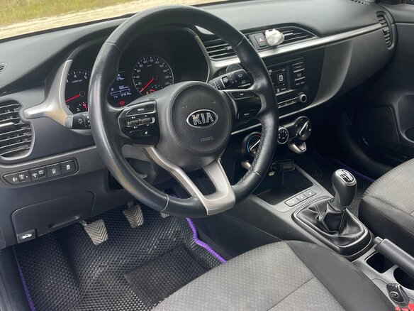 2020 Kia Rio X-Line IV, синий, 1330000 рублей - вид 5