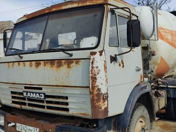 1994 КамАЗ Автобетоносмеситель, оранжевый, 890000 рублей - вид 8