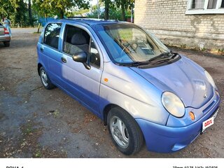 2006 Daewoo Matiz I Рестайлинг, синий, 220000 рублей, вид 2