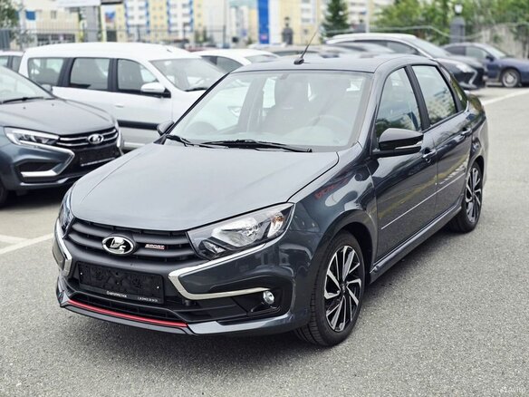 2026 Lada (ВАЗ) Granta Sport I Рестайлинг, серый, 1607000 рублей - вид 2