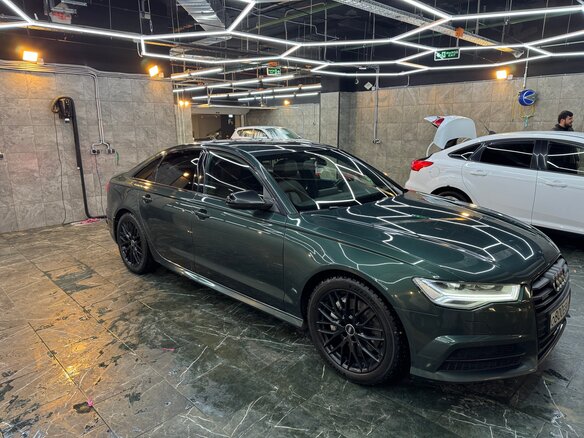 2017 Audi A6 IV (C7) Рестайлинг, зелёный, 2600000 рублей - вид 3