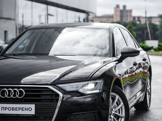 2020 Audi A6 40 TFSI V (C8), чёрный, 2805777 рублей, вид 2