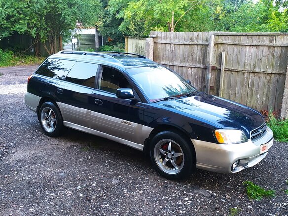 2003 Subaru Outback II, синий, 860000 рублей - вид 25