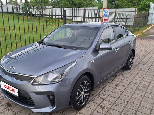 2017 Kia Rio IV, серый, 1100000 рублей - вид 1