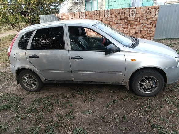 2007 Lada (ВАЗ) Kalina I, серебристый - вид 2