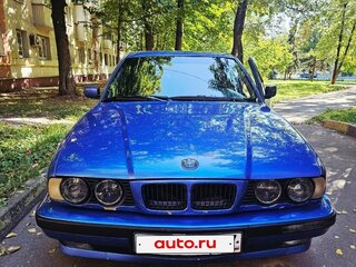 1996 BMW 5 серии 518i III (E34), синий, 645000 рублей, вид 1