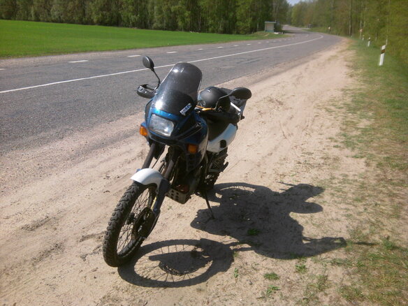 1993 Honda NX, синий, 300000 рублей - вид 28