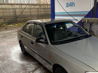 2009 Hyundai Accent ТагАЗ II, бежевый, 400000 рублей, вид 5