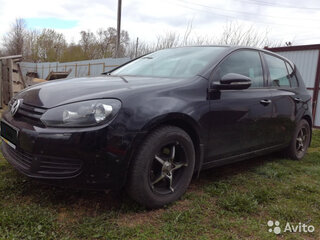 2011 Volkswagen Golf VI, чёрный, 630000 рублей, вид 2