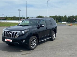 2017 Toyota Land Cruiser Prado 150 Series Рестайлинг 1, чёрный, 4350000 рублей, вид 2