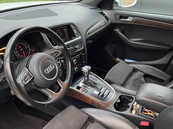 2013 Audi Q5 I (8R) Рестайлинг, белый, 1920000 рублей - вид 7