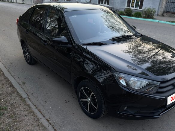 2015 Lada (ВАЗ) Granta I, чёрный, 500000 рублей - вид 9