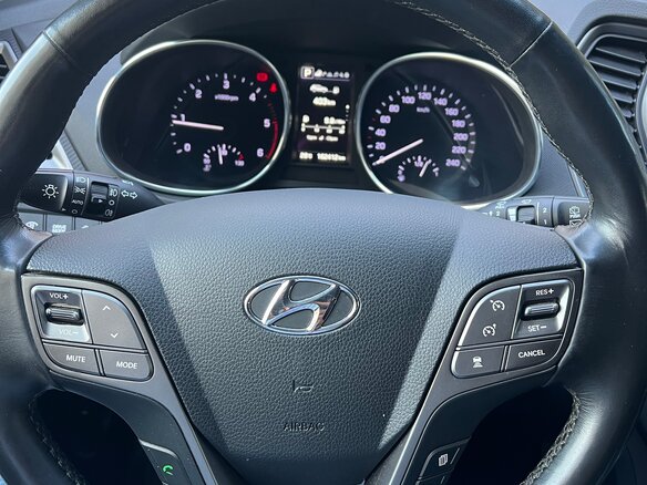 2015 Hyundai Santa Fe III Рестайлинг, белый, 2500000 рублей - вид 6