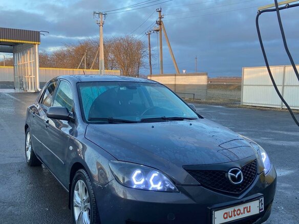 2008 Mazda 3 I (BK) Рестайлинг, серый, 850000 рублей - вид 9