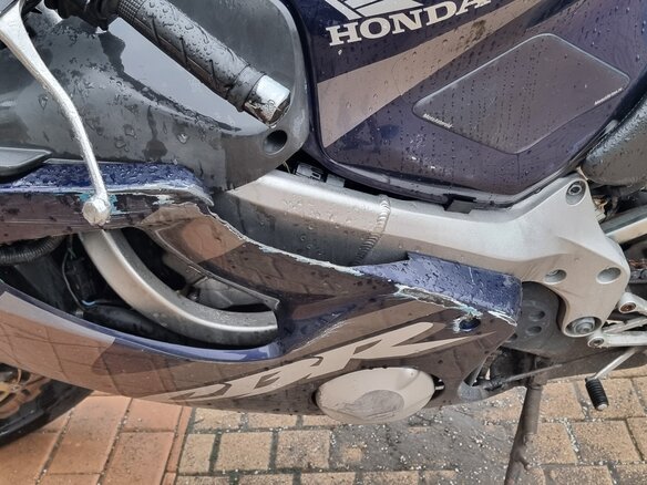 2002 Honda CBR 600F, синий, 380000 рублей - вид 7