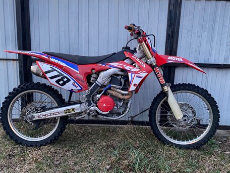 2015 Honda CRF 250R, красный, 430000 рублей, вид 1