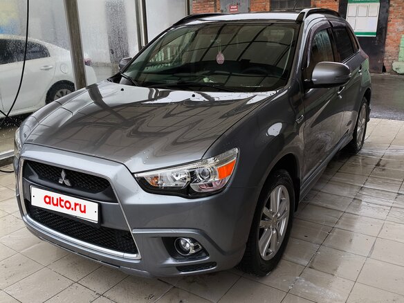 2014 Mitsubishi ASX I Рестайлинг, серый, 1250000 рублей - вид 10