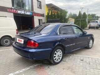 2008 Hyundai Sonata ТагАЗ IV (EF) Рестайлинг, синий, 370000 рублей, вид 4