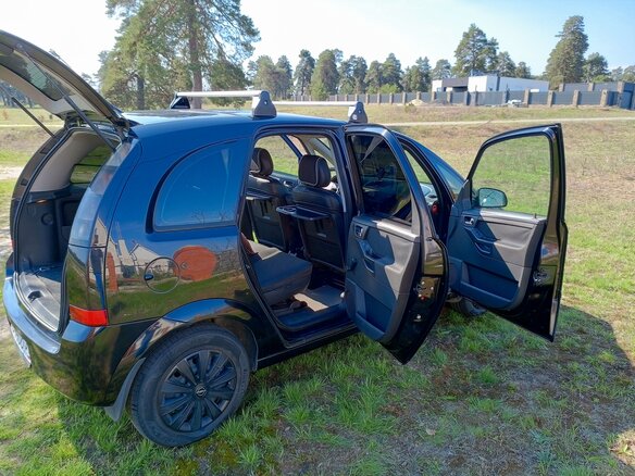 2008 Opel Meriva A Рестайлинг, чёрный, 480000 рублей - вид 5