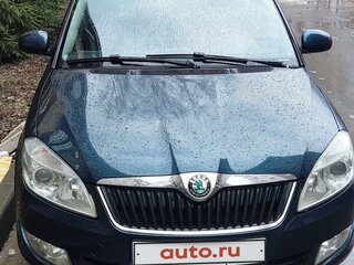 2012 Skoda Fabia II Рестайлинг, синий, 500000 рублей, вид 5