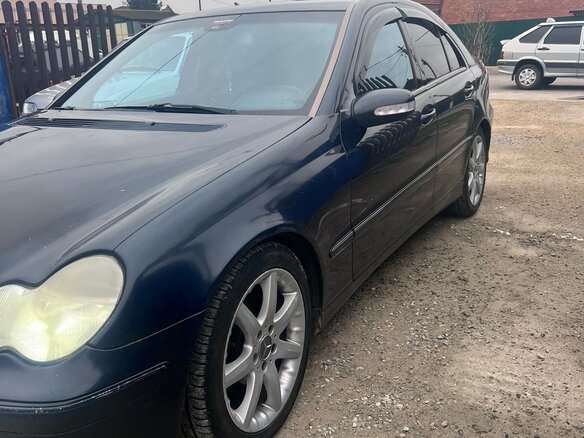 2003 Mercedes-Benz C-Класс 230 II (W203), синий, 520000 рублей - вид 7