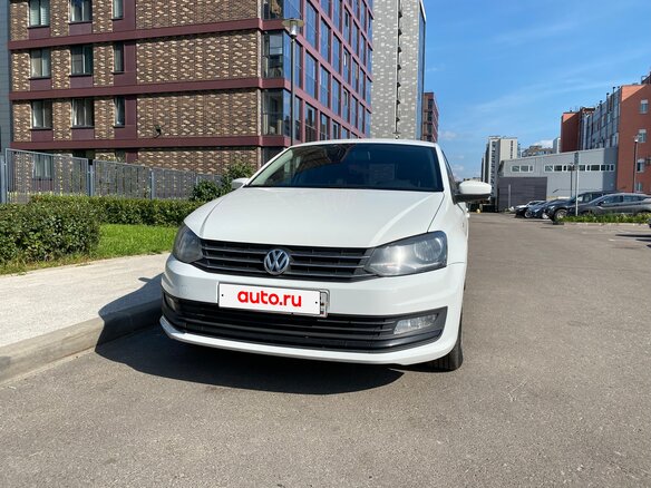 2015 Volkswagen Polo V Рестайлинг, белый, 1099999 рублей - вид 6