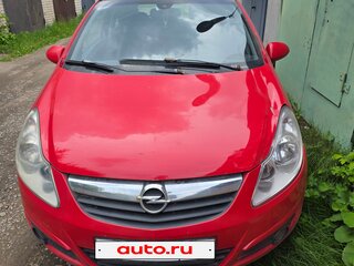 2007 Opel Corsa D, красный, 290000 рублей, вид 1