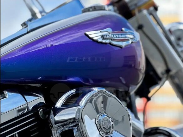 2010 Harley-Davidson Softail Deluxe, пурпурный, 1350000 рублей - вид 26