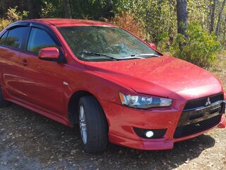 2008 Mitsubishi Lancer X, красный, 990099 рублей, вид 5
