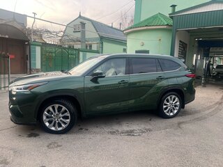 2023 Toyota Highlander IV (XU70), зелёный, 4150000 рублей, вид 3