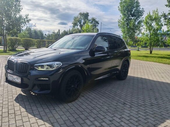 2019 BMW X3 20d xDrive III (G01), синий, 4800000 рублей - вид 2