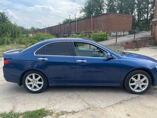 2007 Honda Accord VII Рестайлинг, синий, 750000 рублей, вид 4