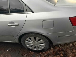 2008 Hyundai Sonata V (NF) Рестайлинг, серебристый, 700000 рублей, вид 4