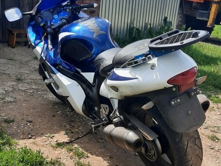 2006 Suzuki GSX 1300 R Hayabusa, синий, 420000 рублей, вид 2