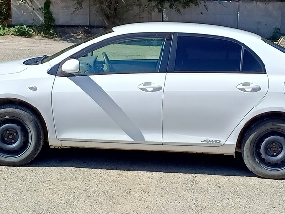 2008 Toyota Corolla Axio X (E140, E150) Рестайлинг, белый, 800000 рублей - вид 3