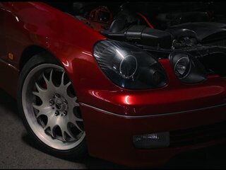 1998 Toyota Aristo 4-speed II, красный, 949000 рублей, вид 3