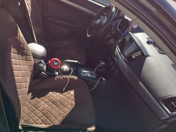 2012 Mitsubishi Lancer X Рестайлинг, чёрный, 980000 рублей - вид 3